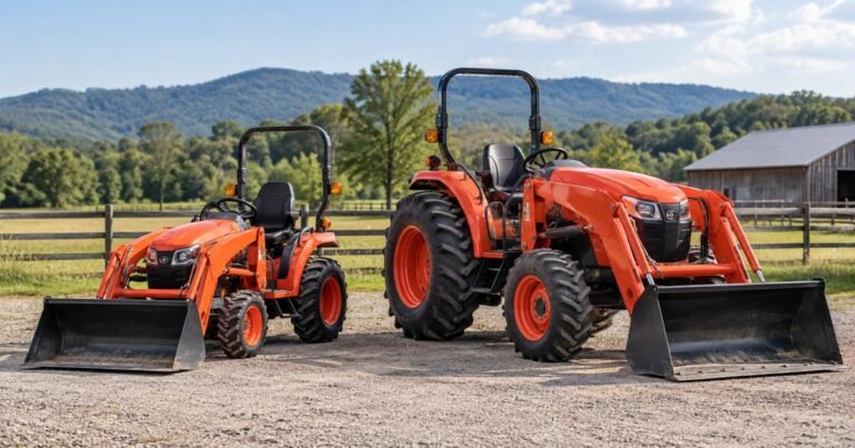 Subcompact and compact tractor comparison for property owners