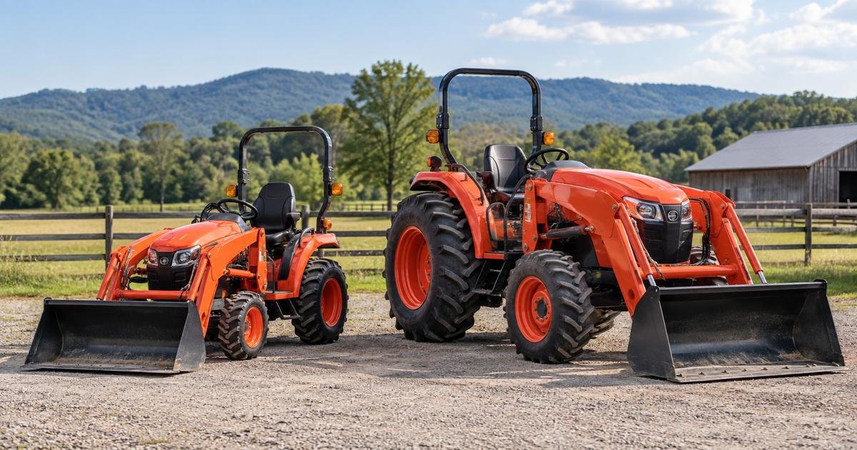 Subcompact and compact tractor comparison for property owners
