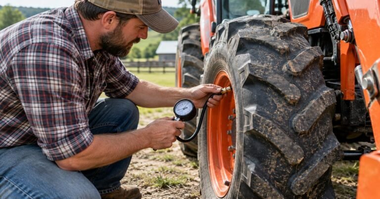 Tractor Tire Pressure Guide: PSI, Load & Traction