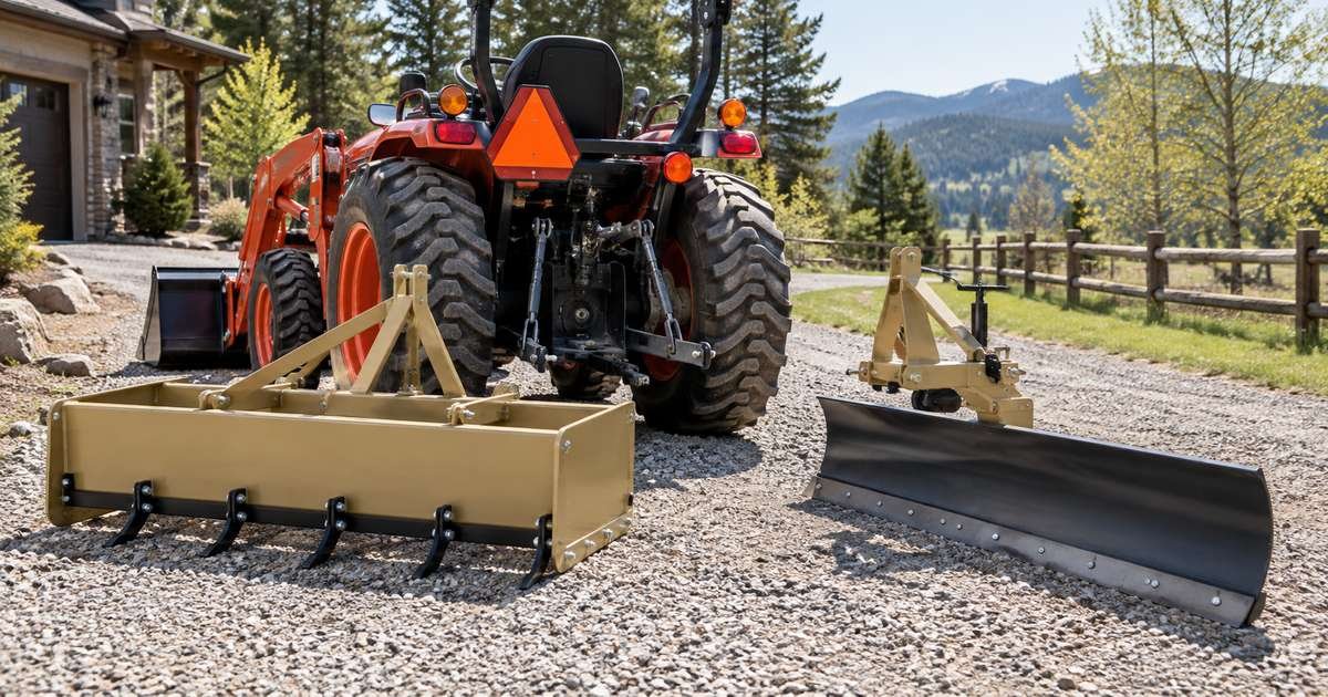 tractor 10 box blade vs rear blade